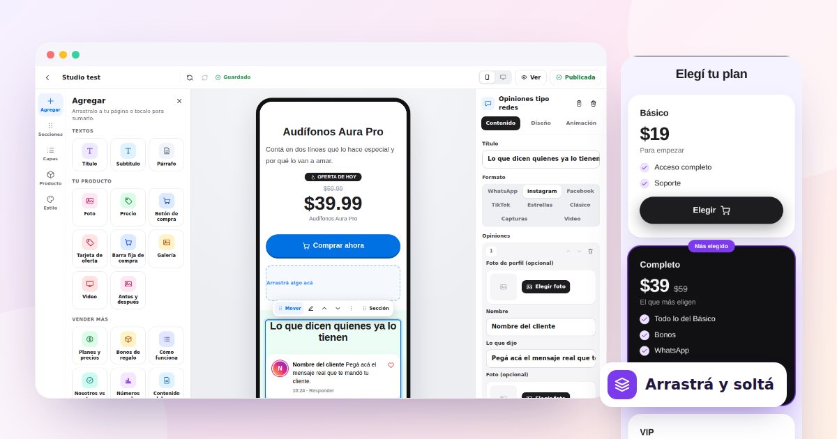 Constructor de landing pages: cómo crear una página de ventas sin programar