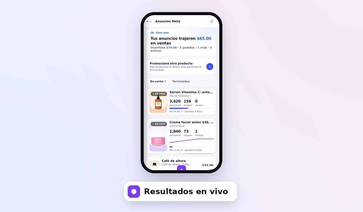 Resultados del mes de los anuncios en la app de Pappitas en el celular