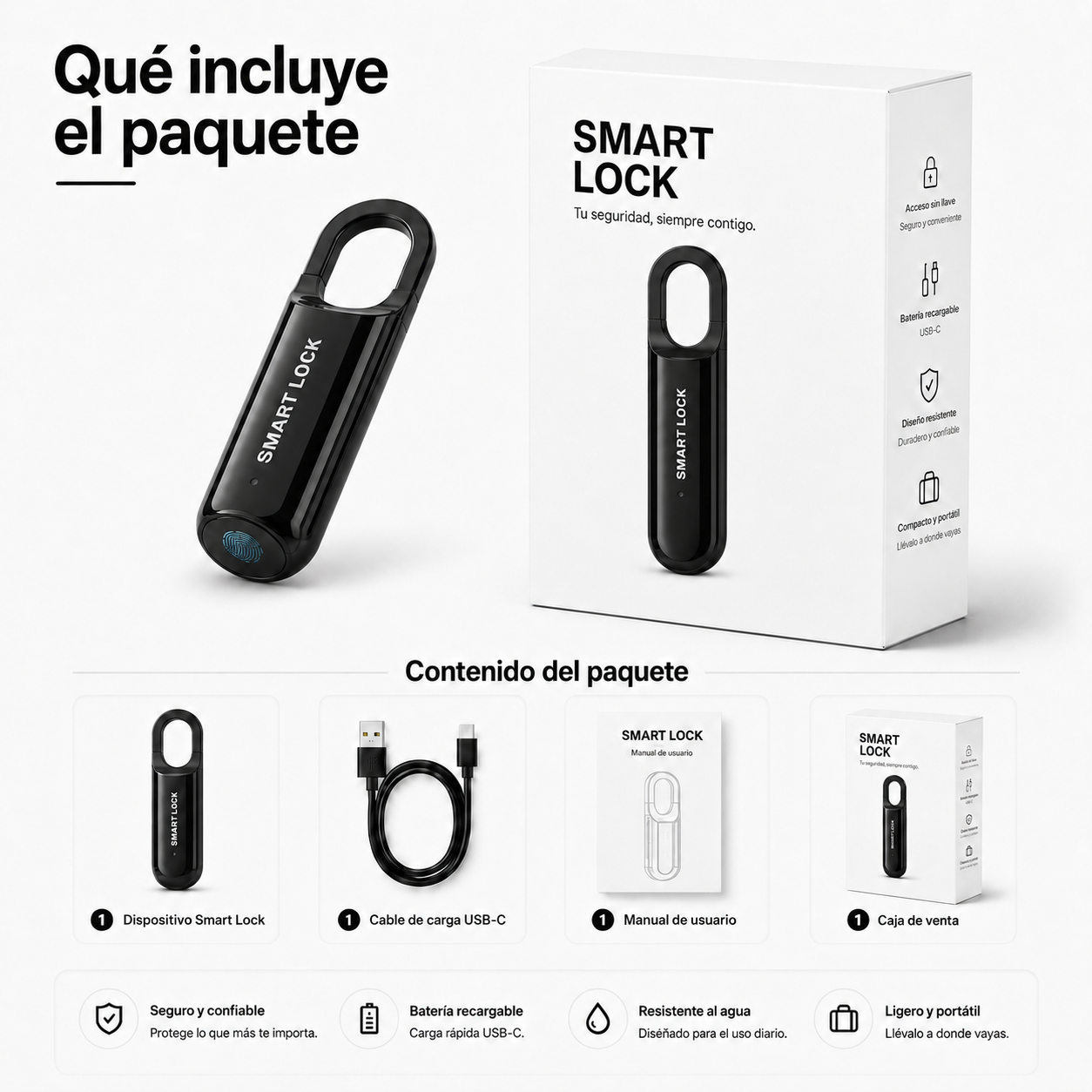 Candado Biométrico 